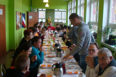 Andrzejki z  uczestnikami ŚDS w Kończewicach