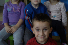 Mali muzykanci z Grupy "Fioletowej" 25.09.14r.