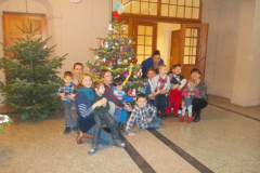 Strojenie choinki w Urzędzie Miasta 10.12.13r