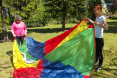 Zabawy z chustą 29.04.14r.