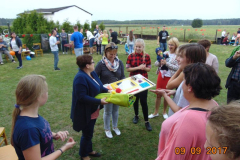 Prezent od młodzieży ze świetlicy Stowarzyszenia KU DOBREMU z Wielkiego Wełcza. 