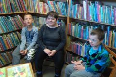 Zajęcia w bibliotece ZS w Sadlinkach